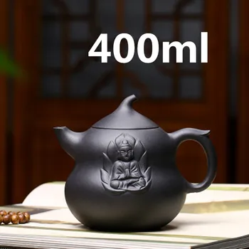 

2020 Teapot Yixing Zisha Clay Chinese Porcelain Teapots Gongfu Tea Set 400ml New Arrived Famous Handmade Pots With Gift Box