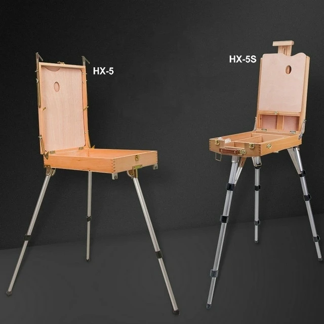 5pcs Artist Wooden Easel Wood  Adjustable Artist Easel Stand - Beech Wood  Portable - Aliexpress