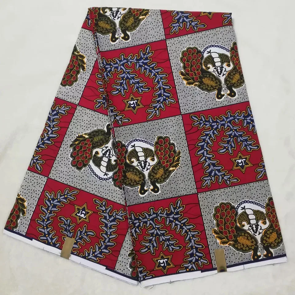 Mitex Печать Ткани Хлопчатобумажные для изготовления платьев юбки/африканские ткани Kitenge ткани африканская Pagne DF-185