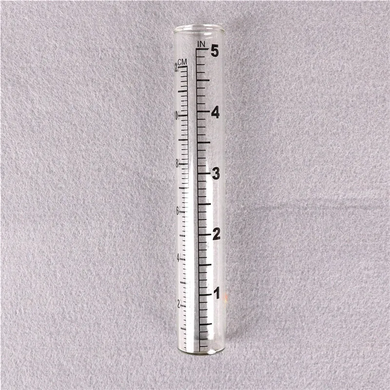 

22*140mm Glass Rain Gauge Replacement Tube Outdoor Home Garden Yard Supplies