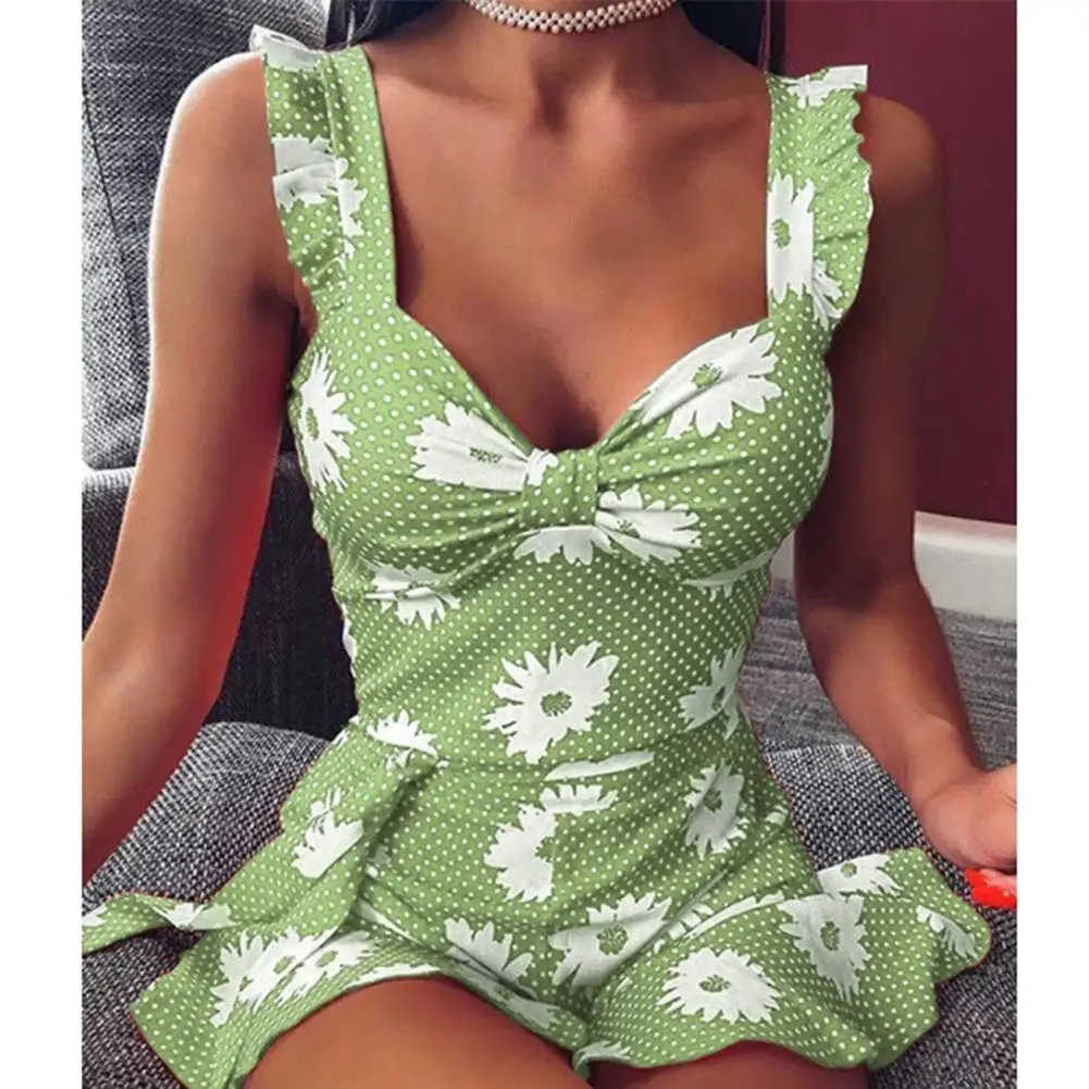 Vestidos 2020 платье с оборками летнее элегантное цветочным принтом мини на бретелях