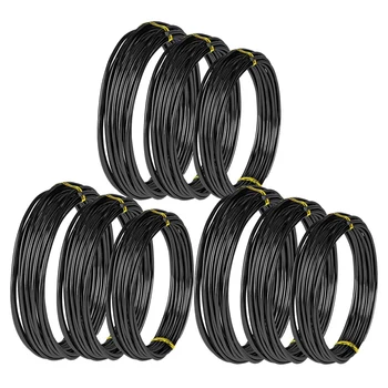 

9 Rolls Bonsai Wires Anodized Aluminum Bonsai Training Wire with 3 Sizes (1.0 Mm,1.5 Mm,2.0 Mm),Total 147 Feet