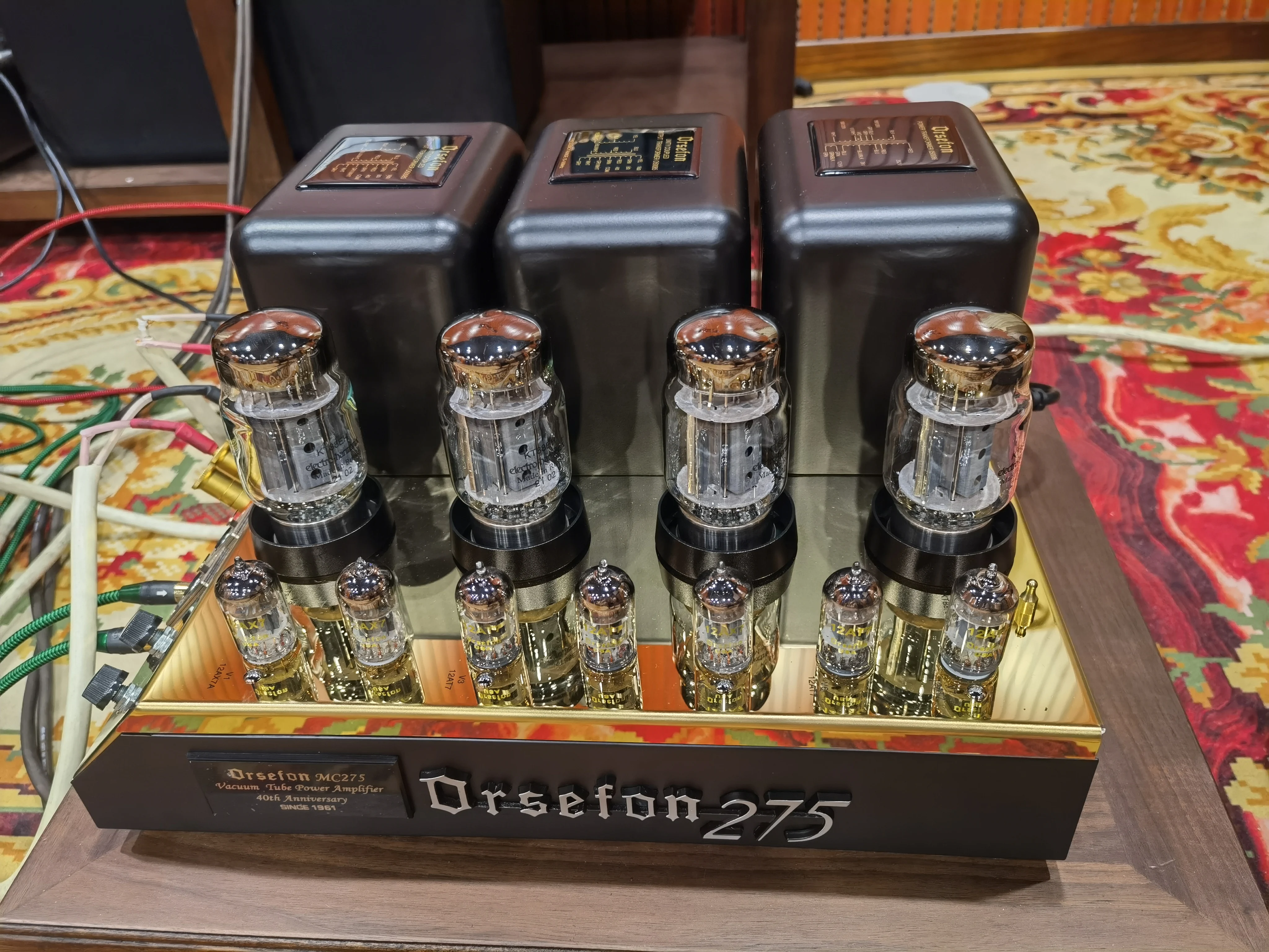Последнее обновление 1:1 клон MC275 Mcintosh классический HIFI ламповый усилитель