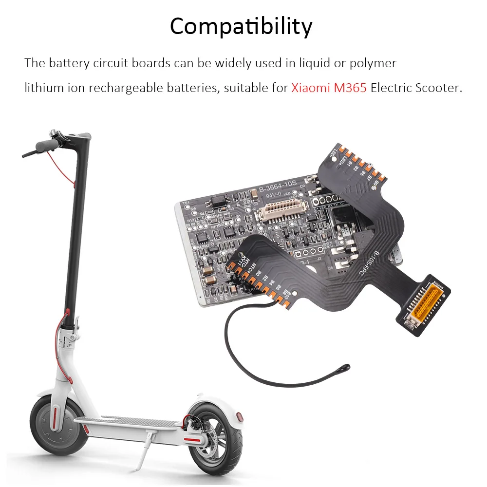 Защитная доска для скутера, безопасная огнестойкая, удобная для Xiaomi M365, аксессуары для электрического скутера, аккумуляторная плата