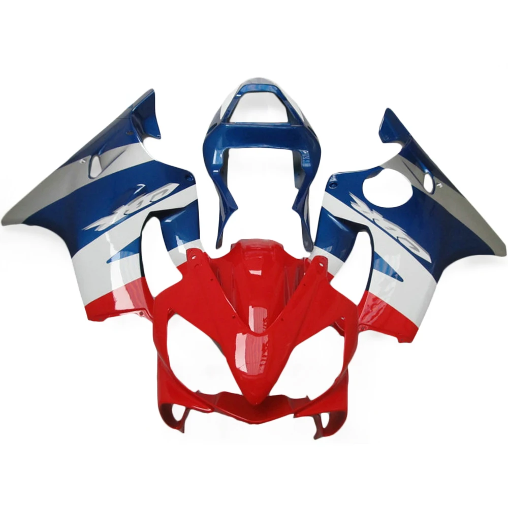 Инжекционные Обтекатели для Honda CBR600F4i 2001 2002 2003 abs пластиковые мотоциклетные капоты Aftermarket Кузов красный белый синий Cowls