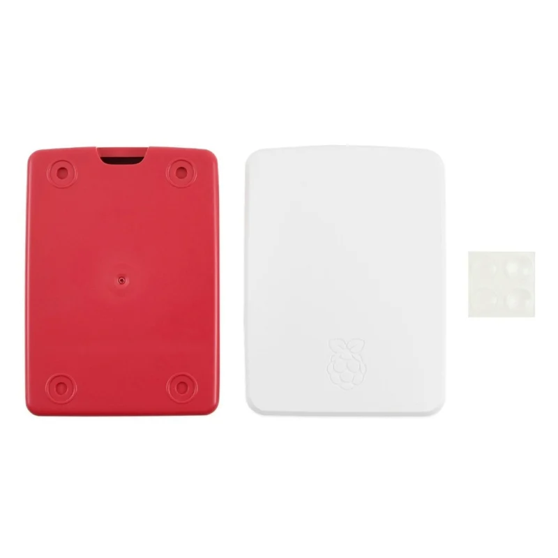 Официальный чехол Raspberry Pi 4 model B из АБС пластика красного и белого цветов