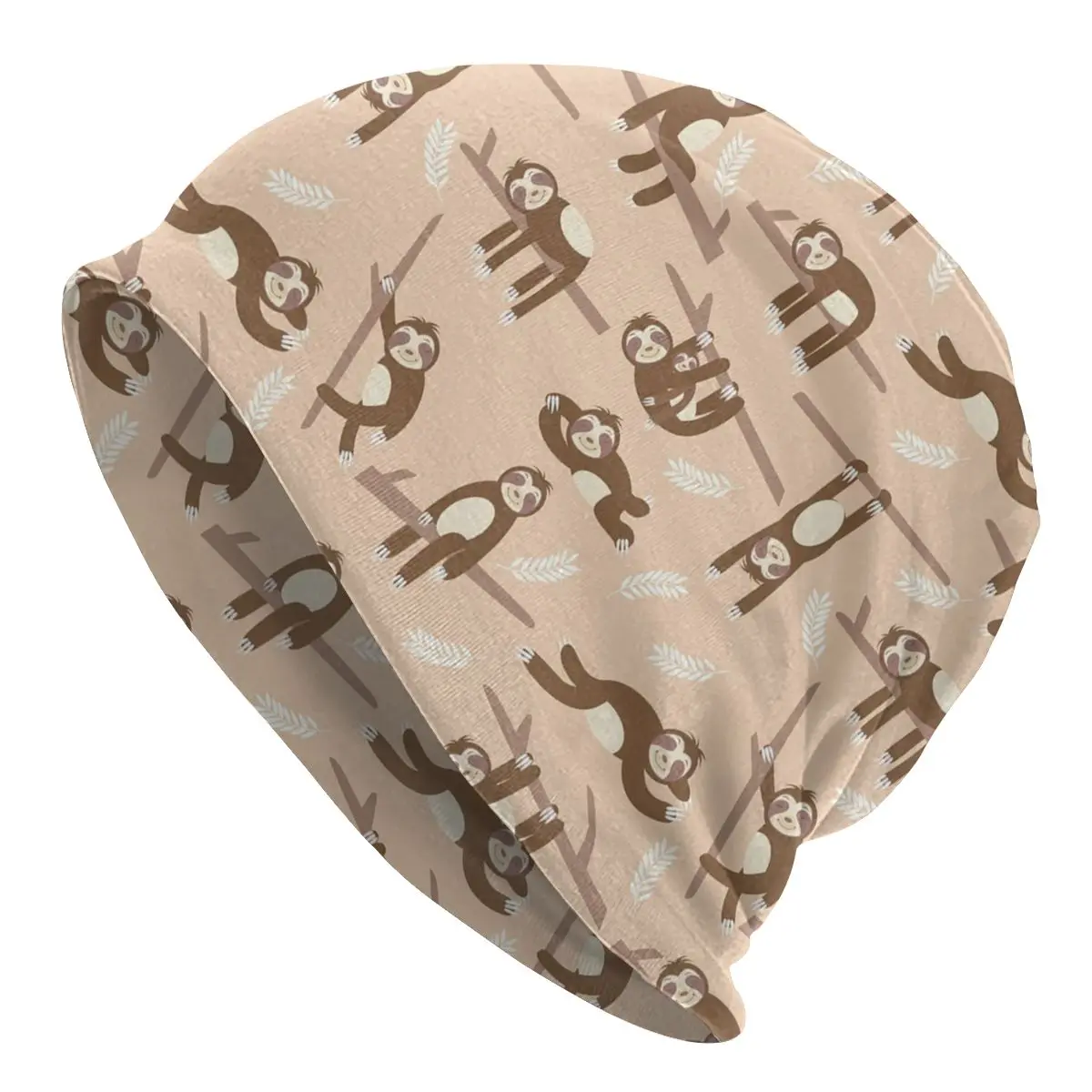 

Sloth Cute Skullies Beanies Hat Hip Hop Goth Autumn Winter Unisex Men Women Cap Adult Winter Warm Dual-use Bonnet Knitted Hat