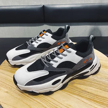 

2020 New Arrival Men Shoes Fashion New Footwear Adult Spring Summer Lace-Up Mesh Male Men Casual Shoes S4315-4329 Morliron