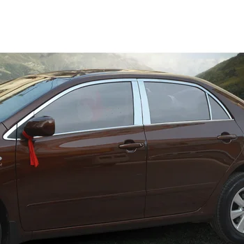 

stainless steel car window trims for toyota corolla 2006 2007 2008 2009 2010 2011 2012 international version Auris