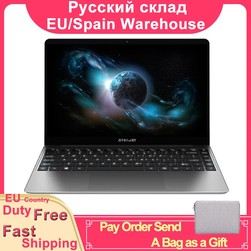 Lowest Price Teclast F7 Plus Laptop 14.0 ''Windows 10 Thuis Versie Intel Gemini Lake N4100 Quad Core 1.1 GHz 8 GB RAM 256 GB SSD notebook