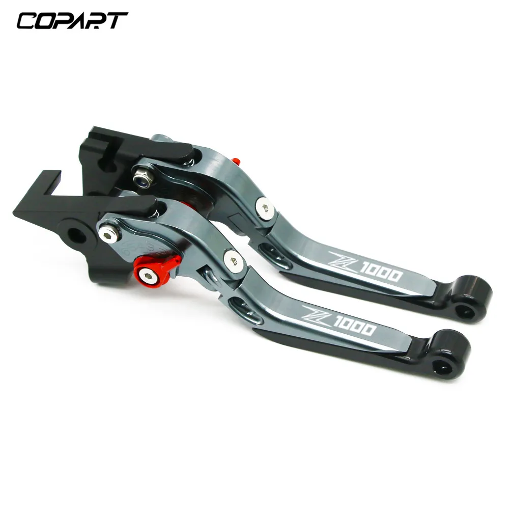 BKGYBKGY Для Kawasaki Z1000 Z 1000 2007- мотоцикла с ЧПУ складной выдвижной тормозной рычаг сцепления - Цвет: BKGYBKGY