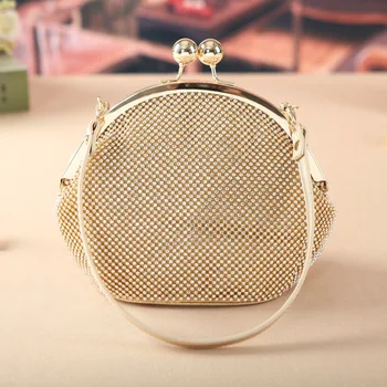 

Positive WOMEN'S Bag 2019 New Style Dreamy Handbag Buckle Zipper Women's Small Sachet Fashion Debutante Rhinestone Evening Bag