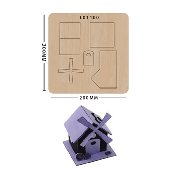 

SMVAUON House Making Decor Supplies Die Template New Design Craft Cutting Die decoration scrapbook Card Craft