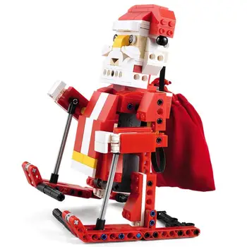 

Christmas 3D Building Bricks Santa Claus Sled Car Children Kid Puzzle Toy Creatively Combine to Exercise Thinking Ability