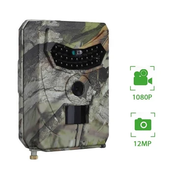 

PR-100 Hunting Camera 12MP 11080P HD Video 120° Wide Angle Lens Waterproof Wild Hunting Trail Camera Infrared Night Vision