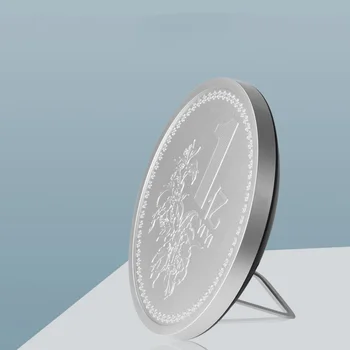 

Wireless Bluetooth Speaker Coins Shape Portable Built-in Microphone USB for Home UND Sale