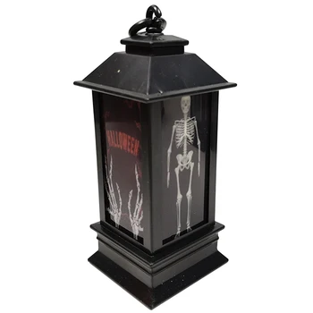 

Electric Decoration Party Vintage Desktop Halloween Simulation Flame Light Mini Layout Bar Hanging Gradient Led Oil Lamp