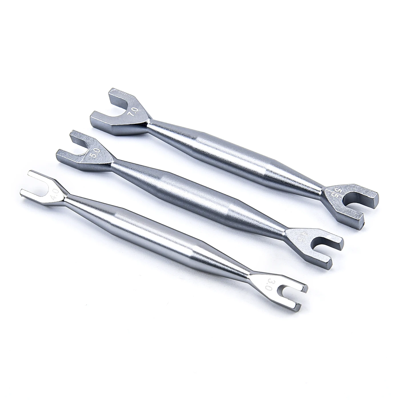 thumbnail image 2 of 3-Piece Aluminum Alloy Wrench Set For RC Cars - Double End 3-7mm For HSP, Traxxas, Axial Crawlers 2 of 14