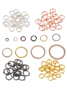 50-200 шт./лот 4 5 6 8 10 мм переходные кольца разделенные кольца соединители для самостоятельного изготовления ювелирных изделий Аксессуары опто...