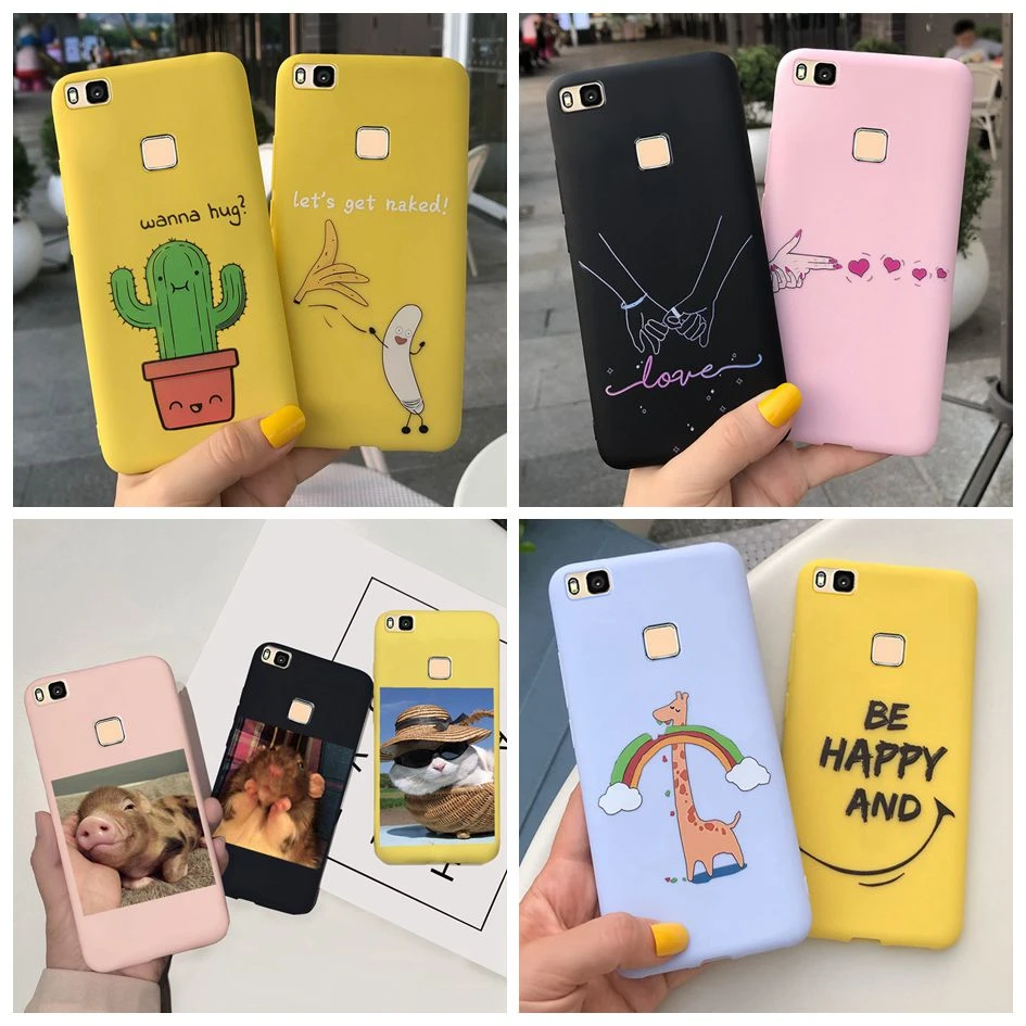 Funda para Huawei P9 Lite 2016, carcasa trasera con dibujos de Cactus para Huawei P9 Lite VNS L21|Fundas antigolpes para - AliExpress