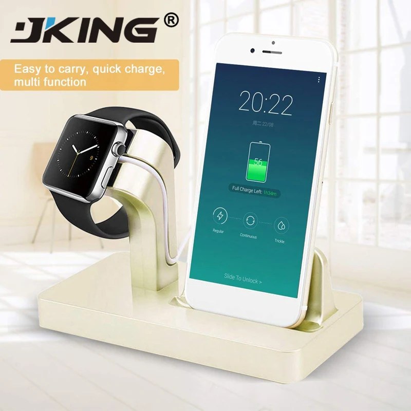 

2 in 1 Dock Charging Charger Holder for iPhone for IWatch for iPhone 6/6 Plus / 6S / 7 Plus for Apple Watch Holder Phone Charger
