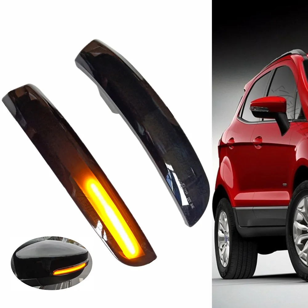 

Dynamic Indicator Blinker LED Side Wing Rearview Mirror Flowing Turn Signal Light For Ford Kuga II DM2 Van EcoSport 2013-2018