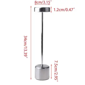 

LED Table Lamp Modern Restaurant Dinner Light USB Rechargeable Creative Lighting Decor For Bar Hotel Dinning Room Q0KF