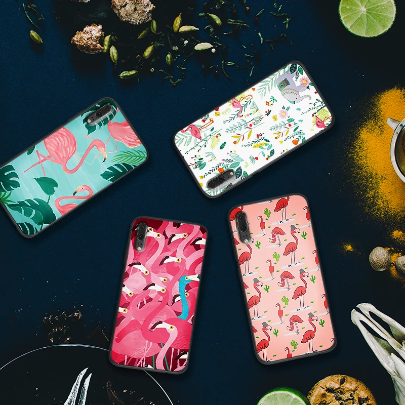 Поп Арт прекрасный только фламинго для huawei Y6 Y7 2018 Y9 Prime 2019 mate 10 20 Pro Nova2 3 4 Lite Nova 2i 3i 5i