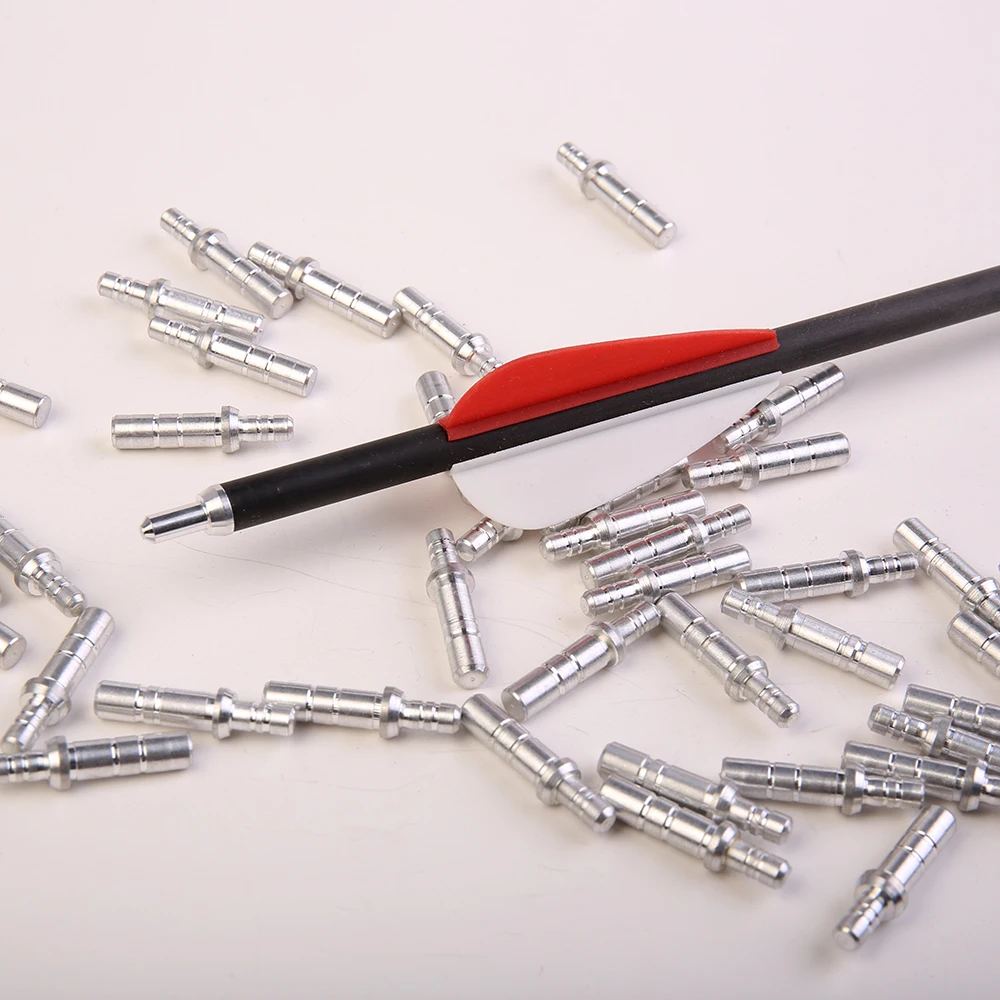 Arrow Nock Pins 50pcs Bicaster DIY Arrow Nock Pins Adapter For ID 3.2mm/4.2mm/6.2mm Shaft Archery