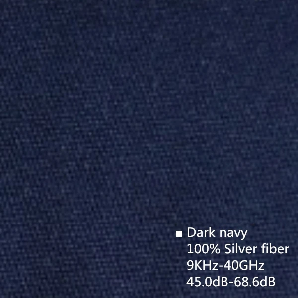 Ajiacn рекомендуем анти-электромагнитное излучение костюм электрической автоматизации производственной мастерской набор EMF защитная одежда - Цвет: Dark navy 100Ag
