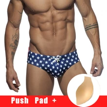Для мужчин Плавание ming Мужские Шорты для купания Плавание носить сексуальное Плавание трусы Для мужчин гей заниженной талией боксеры пляжные шорты лоскутное Плавание костюмы