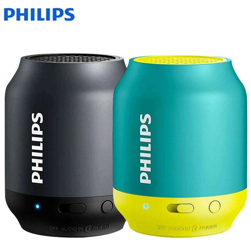

Original Philips BT25 Wireless Bluetooth Small Speaker Cylindrical Mini Portable Outdoor Car Car Audio