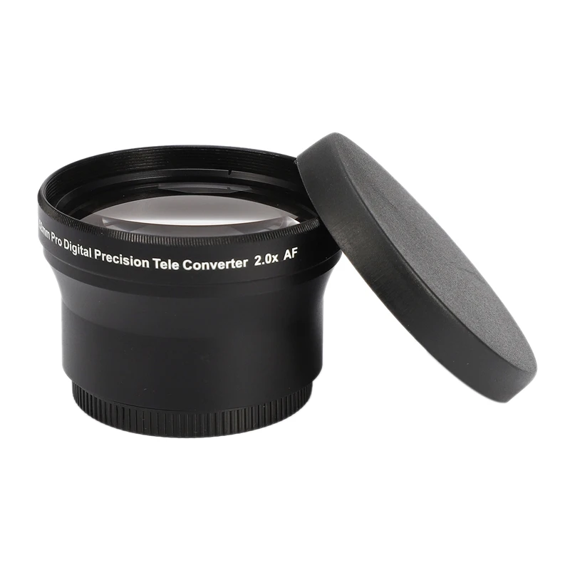 

OPQ-NEWYI 52Mm 2.0X TELE Telephoto LENS for Digital Camera DSLR 52 2.0 Black