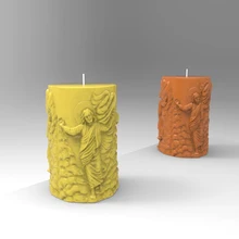  Jesus shaped candle mold silicone molds  handmade DIY silica gel mold 