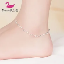 Летний корейский стиль Модные женские крутые Полые бусины Кристалл ножной браслет женские один слой ножной браслет горячая распродажа