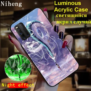 

Luminous Acrylic Back cover Case for vivo iQOO 3 S1 X27 X30 Pro NEX 3 A S S5 S6 X9 X9S X20 Plus X21 UD X21S/i X23 Dragon Kiss