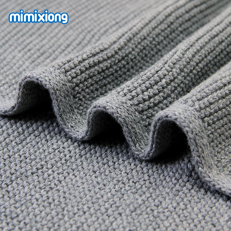 Super Soft Newborn Swaddle Blanket 100*80cm Knitted Toddler Infant