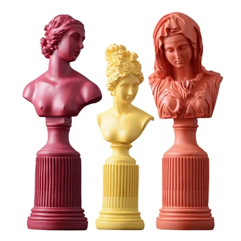 

NORTH EUROPEAN CREATIVE LIVING ROOM PORTRAIT MODEL SCULPTURE RESIN DECORATIONS ARTWORK COLOR STATUE ORNAMENT FIGURE DECORATION