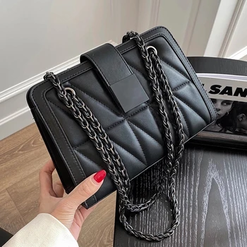 

2021 new trend ladies retro PU leather shoulder bag high quality small messenger bag brand designer shoulder bag luxury handbag