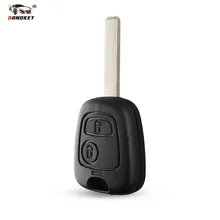 Dandkey Replcament 2 кнопки дистанционного управления ключ оболочки для Toyota AYGO аксессуары брелок автомобильный ключ чехол Крышка Wiithout логотип