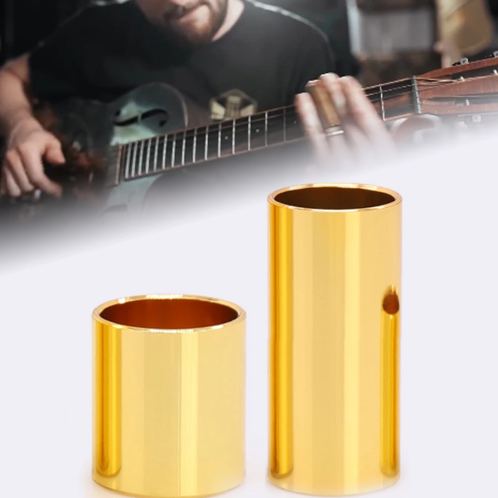 Tubo deslizante de inoxidable para guitarra, 28mm/51mm, borde liso para protección de dedos, accesorios de guitarra|Partes y accesorios de guitarras| - AliExpress