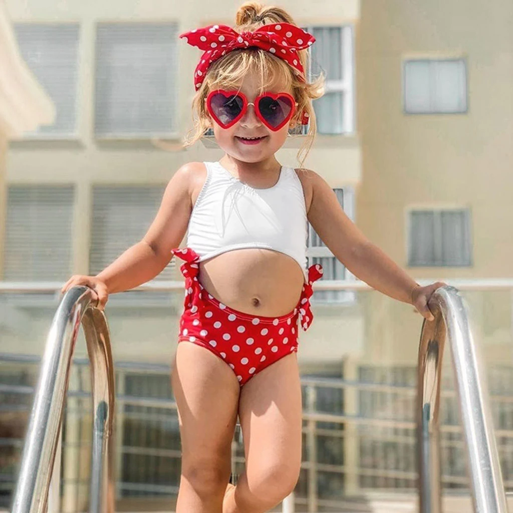 Toddler Infant Baby Girls Bikini Swimsuit Beachwear Mermaid Short Sleeve One-Piece Summer Outfits