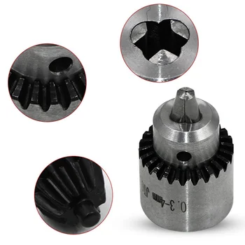 

Parts Mounted Adapter 0.3-4mm Durable Metal Accessories Mini Stable Keyed Drill Chuck Taper Lathe Tool Electric Angle Grinder