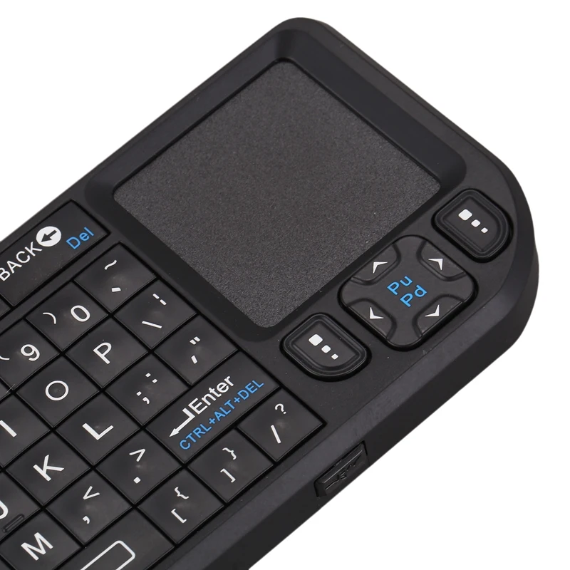 VIBOTON UKB-100-BT Bluetooth английская мини беспроводная клавиатура небольшого размера легкая мультимедийная клавиатура с тачпадом для ноутбука