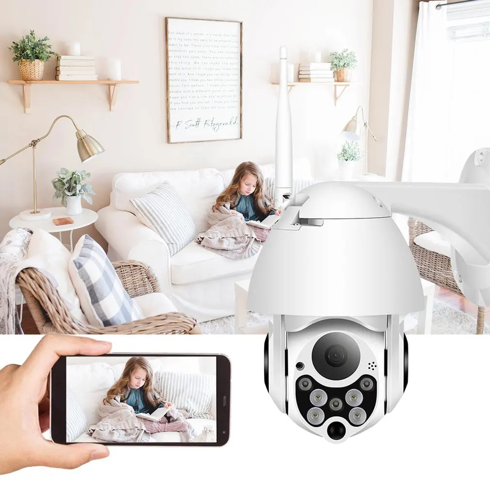 Smart 1080P Wifi наружная Водонепроницаемая камера домашняя камера безопасности камера наблюдения монитор домашняя HD Беспроводная камера