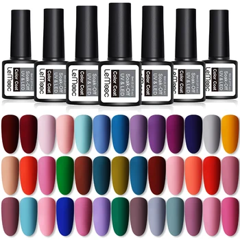 

LEMOOC 8ml Nail Gel Polish 200 Colors Soak Off Semi Permanent For Matte Base Top Coat Hybrid Nail Art Gel Varnish Varnishes