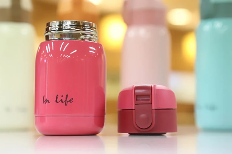 Mini Thermos Kids Cup Bottle Stainless Steel Thermo cup Vacuum Cups Coffee Mugs Termos children belly mug school thermal bottle