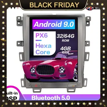 

Android 9 4+64GB Tesla Style Car GPS Navigation For Ford EDGE 2007-2014 Carplay Head Unit Multimedia Player Radio Stereo Car GPS