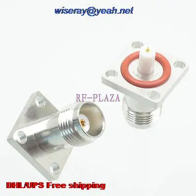 DHL/EMS 100 шт. разъем ТНК Женский адаптер с 4 отверстиями фланец PTFE уплотнительное кольцо паяльник Панель Крепление-A3