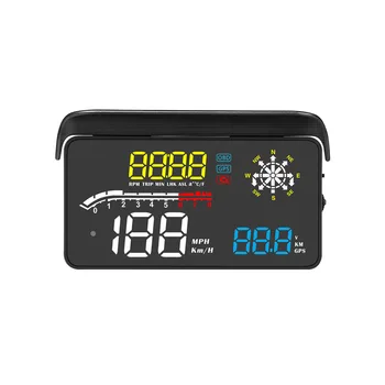 

2020 new car HUD head-up display car universal OBD+GPS navigation dual-mode speed multi-function HD smart projector D1 model